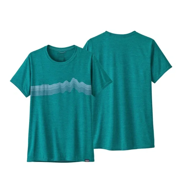 Patagonia Capilene Cool Daily Graphic Tee Medium Womens - Picture 1 of 4